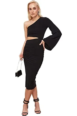 Trendyol Women Midi Bodycon Fitted Knit Dress