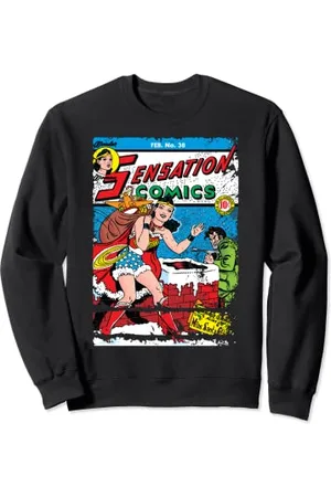 DC Comics Originals DC Wonder Woman Cover 38 Xmas Sweatshirt
