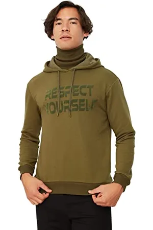Trendyol Man Regular Basic Hood Woven Sweatshirt