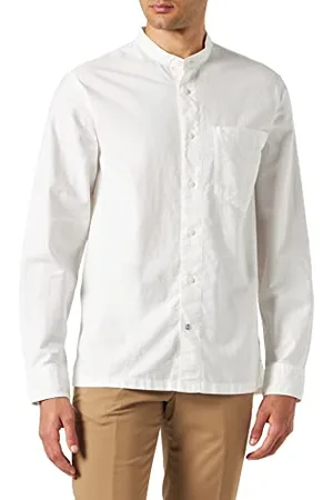 Tommy Hilfiger Men Pigment Mandarin Shirt Long-Sleeve, , M