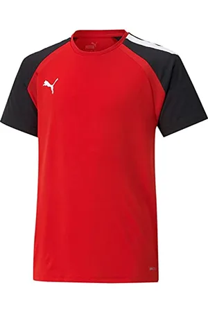 PUMA Unisex Baby Teampacer Jersey Jr T-shirt, Red- Black- White, 140 EU