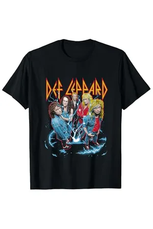 Def Leppard Band Photo City New York T-Shirt