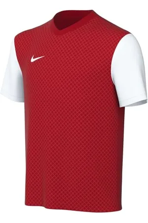 Nike Y NK DF Tiempo PREM II JSY SS T-Shirt, Red-White, XS