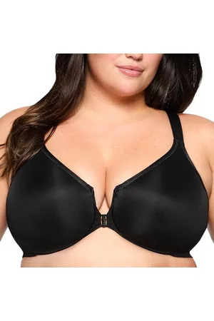Glamorise Full Figure Plus Size Wonderwire Front-Closure Posture Back Bra Underwire #9265