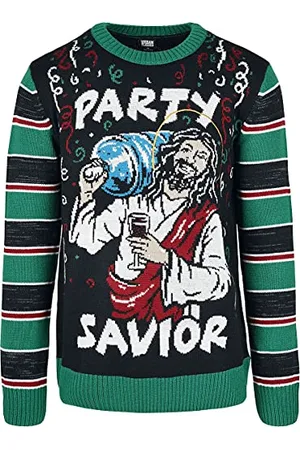 Urban classics Unisex_Adult Savior Christmas Sweater Sweatshirts, , M