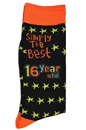 SHATCHI Simply The Best (13,16,18,21,30,40,50,60) Year Old Novelty Socks for Birthday Keepsake Gift Unisex for Her Him, , One Size