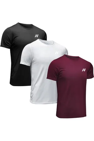 MEETWEE Men’s Sport T-Shirt, Breathable Cool Dry Mesh Base Layer Tops Short Sleeve Running Top Gym Shirt