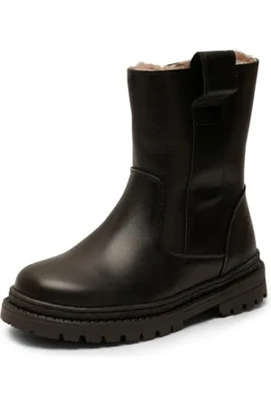 Bisgaard Niko Lamb Fashion Boot, Black/White, 3.5 UK