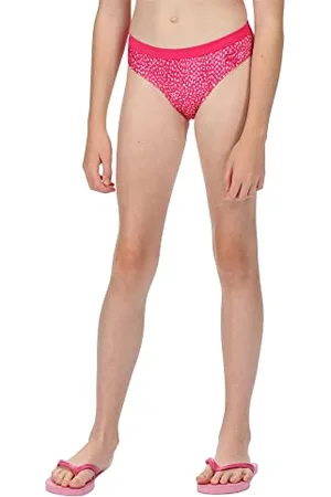 Regatta Hosanna Swimming Trunks Bikini Top, Pink Fucssanimal, 13 Years