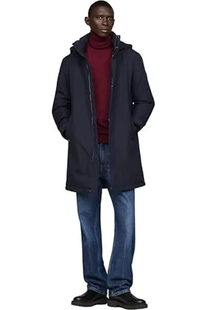 Tommy Hilfiger Men’s Tech Padded Parka with Hood, , S