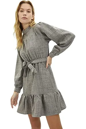 Trendyol Dress - Gray - Mini