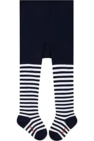 Falke Unisex Baby Stripe B Ti Cotton Patterned 1 Pair Tights, , 1-6 months
