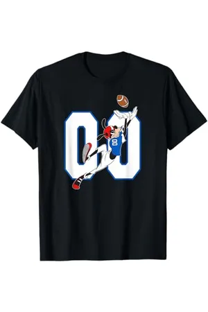 Disney Goofy #00 Football Catch Sports T-Shirt