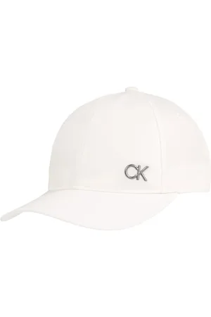 Calvin Klein Men Baseball Cap, White (Nimbus Cloud), One Size