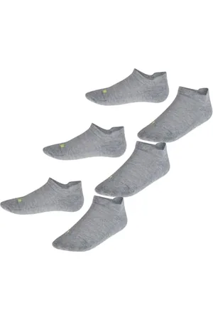 Falke Unisex Kids Cool Kick Sneaker 3-Pack K SN Soft Breathable Quick Drying Low-Cut Plain 3 Pairs Trainer Socks, , 12-2.5