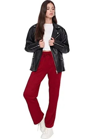 Trendyol Women Normal Waist Straight Leg Straight Tracksuit Bottoms