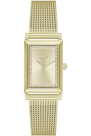 Lacoste Two Hand Quartz Movement Watch for Women CATHERINE Collection with colored Stainless Steel Mesh Bracelet - 2001315
