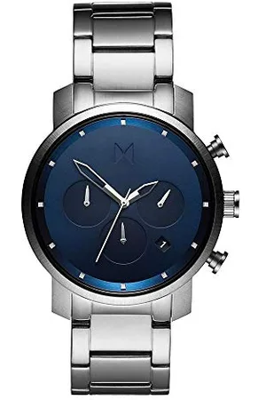 MVMT Analogue Quartz Watch for Men with Stainless Steel Bracelet Stainless Steel Bracelet - D-MC02-SBLU