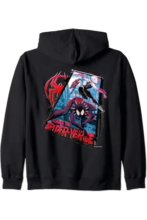 Marvel Spider-Man: Across the Spider-Verse Miles Gwen Miguel Zip Hoodie