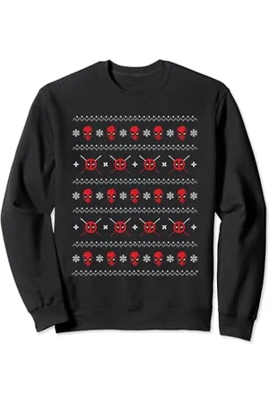 Marvel Deadpool Christmas Swords Sweatshirt