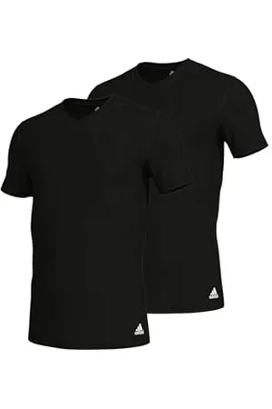 adidas Mens t shirt V-Neck (pack of 2) - t shirts for men (sizes S - 3XL) - comfortable tshirt men
