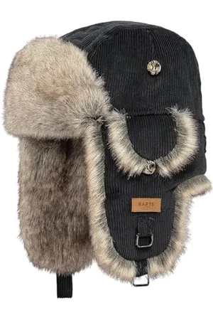 Barts Rib Bomber Black Trapper Hat