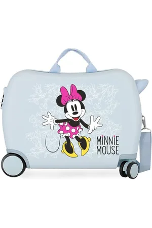 Disney Minnie Enjoy the Day Blue Kids Rolling Suitcase 50x38x20 cm Rigid ABS Combination lock 34 Litre 2.1 Kg 4 Wheels Hand Luggage