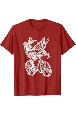SEEMBO Pike Fish Cycling Bicycle Cyclist Biking Riding Bike T-Shirt