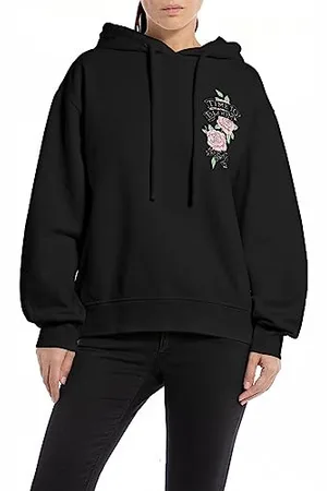 Replay Adult W3632C Rose Label Pack Hooded Sweatshirt, , XL