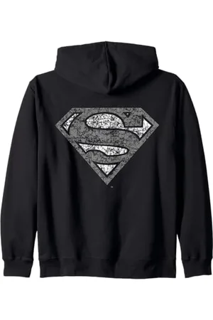 DC Comics Originals DC Superman Logo Distressed Zip Hoodie
