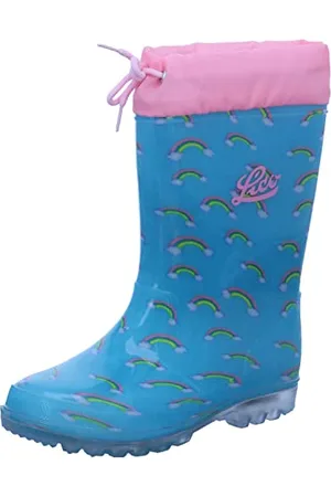 LICO Power Blinky Rain Boot, türkis/rosa, 8 UK Child
