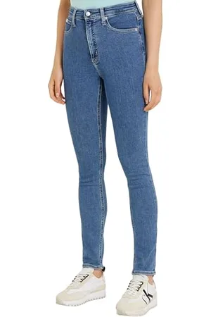 Calvin Klein Women Jeans High Rise Skinny Fit, Blue , 25W/34L
