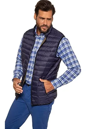 JP 1880 Menswear Big & Tall Plus Size L-8XL TechnoDown Quilted Vest Navy Blue XXXXX-Large 726955 76-5XL
