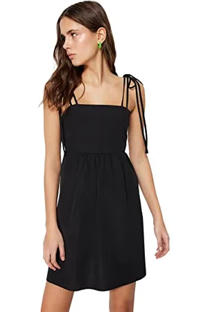 Trendyol Womens Skater Regular Fit Woven Dress, , 14 UK