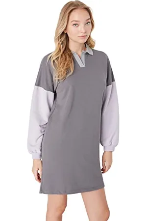 Trendyol Dress - Gray - Jersey Dress