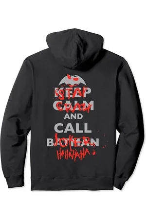 DC Comics Originals DC Joker Text Stay Crazy Pullover Hoodie