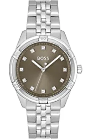 HUGO BOSS Analogue Quartz Watch for Women with Silver Stainless Steel Bracelet - 1502699
