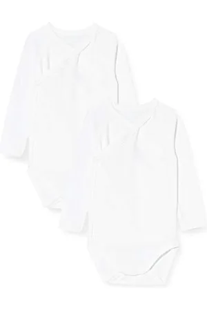 Petit Bateau Unisex Babies’Long Sleeve Newborn Body (Pack of 2) , Variant 1, 6 months