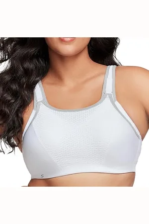 Glamorise Full Figure Plus Size Custom Control Wonderwire Sports Bra Underwire #9167