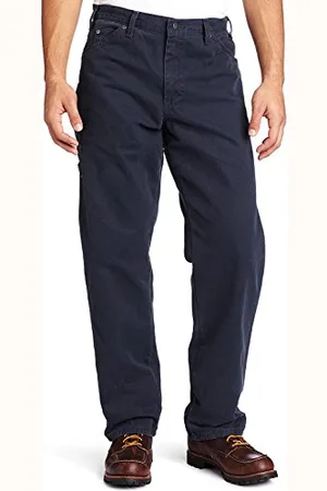 Dickies Men’s Relaxed Fit Sanded Duck Carpenter Jean, V1, 34W x 30L