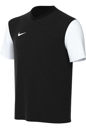 Nike Y NK DF Tiempo PREM II JSY SS T-Shirt, Black/White, S