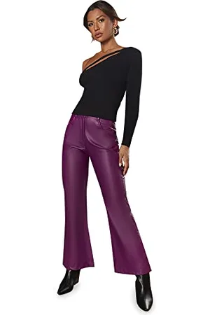 Chi Chi London Chi London Womens One Shoulder Rib Knit Top in Pullover Sweater, , L UK