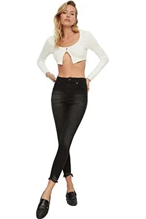 Trendyol Women Basics High Waist Skinny fit Skinny Jeans