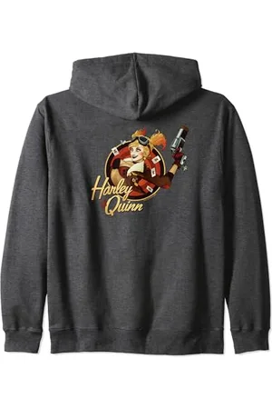 DC Comics Originals Harley Quinn Bomber Zip Hoodie