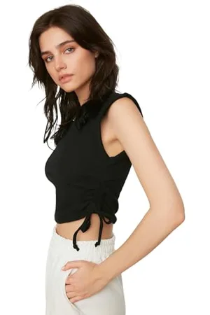 Trendyol Women Fitted Basic Crew Neck Knit Blouse