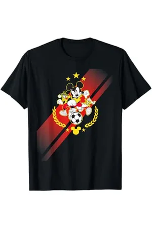 Disney Mickey Mouse Donald and Goofy Soccer Run Sports T-Shirt
