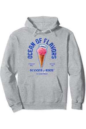 Stranger Things Scoops Ahoy Starcourt Mall Hawkins Ice Cream Pullover Hoodie