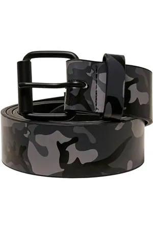 Urban classics Synthetic Leather Camo Belt, , S/M