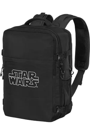 STAR WARS Logo-Large Mercury Travel Backpack 47x23x33cm, Black, Capacity 35 L