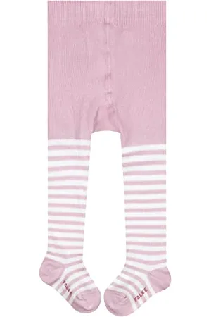 Falke Unisex Baby Stripe B Ti Cotton Patterned 1 Pair Tights, , 1-6 months
